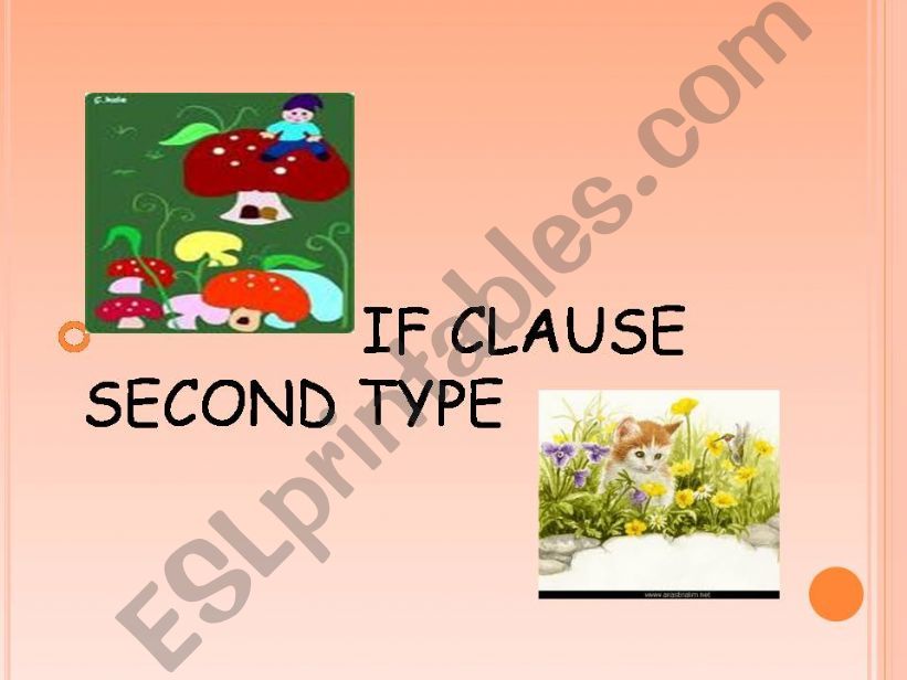 f clause second type powerpoint