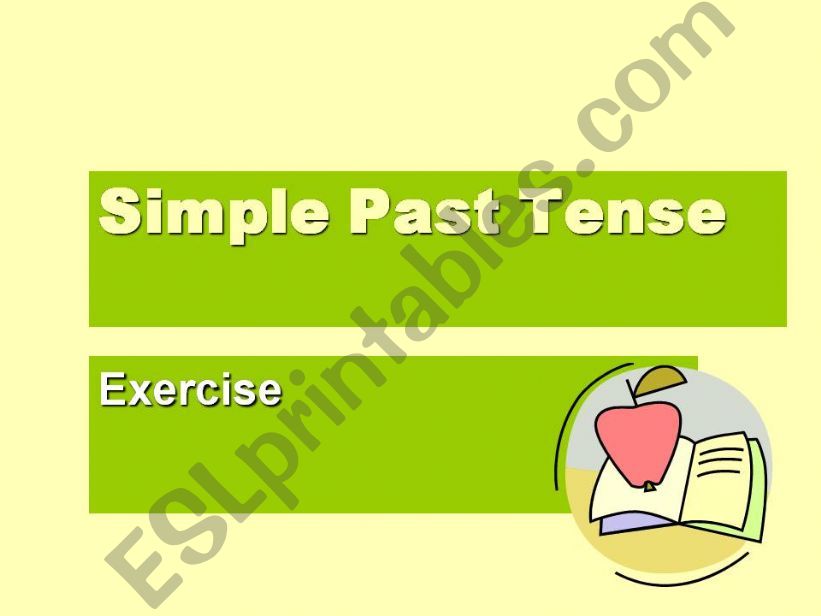 Simple past powerpoint