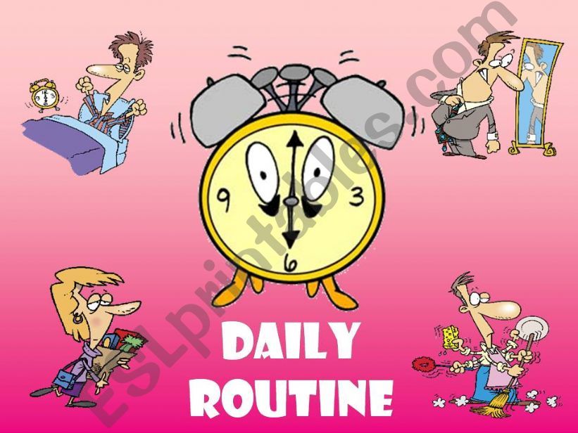 Daily Routine powerpoint