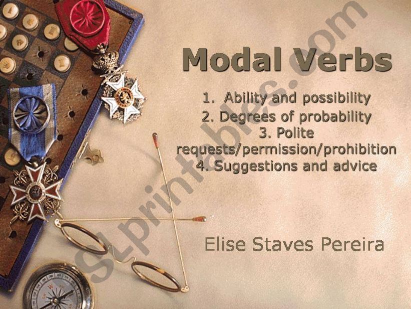 Modal verbs powerpoint