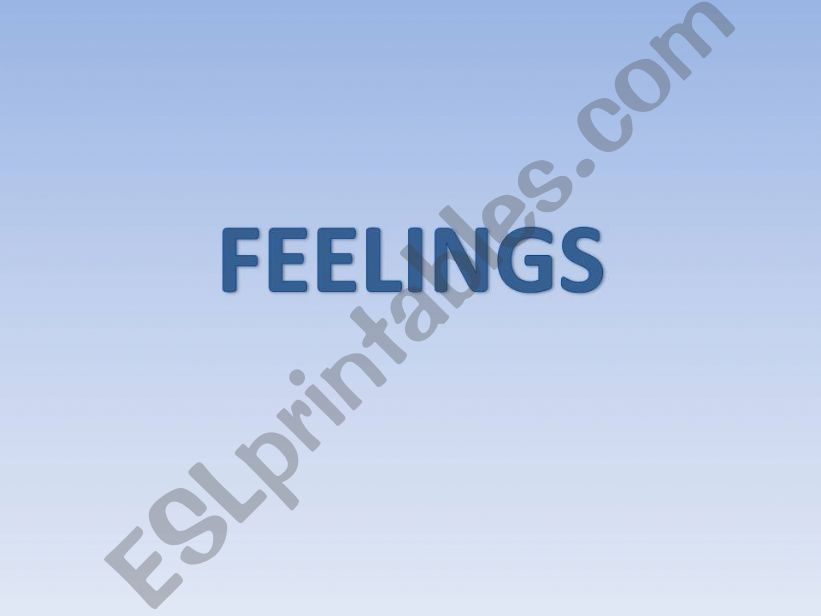 Feelings powerpoint