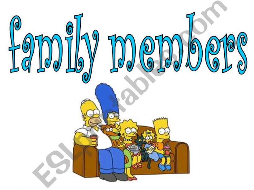 family members powerpoint
