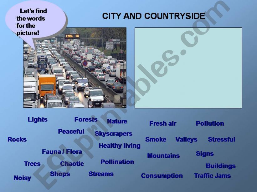 Vocabulary_City vs Countryside