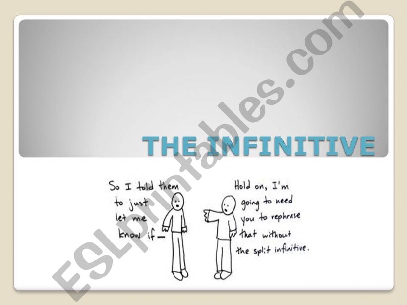 infinitive powerpoint