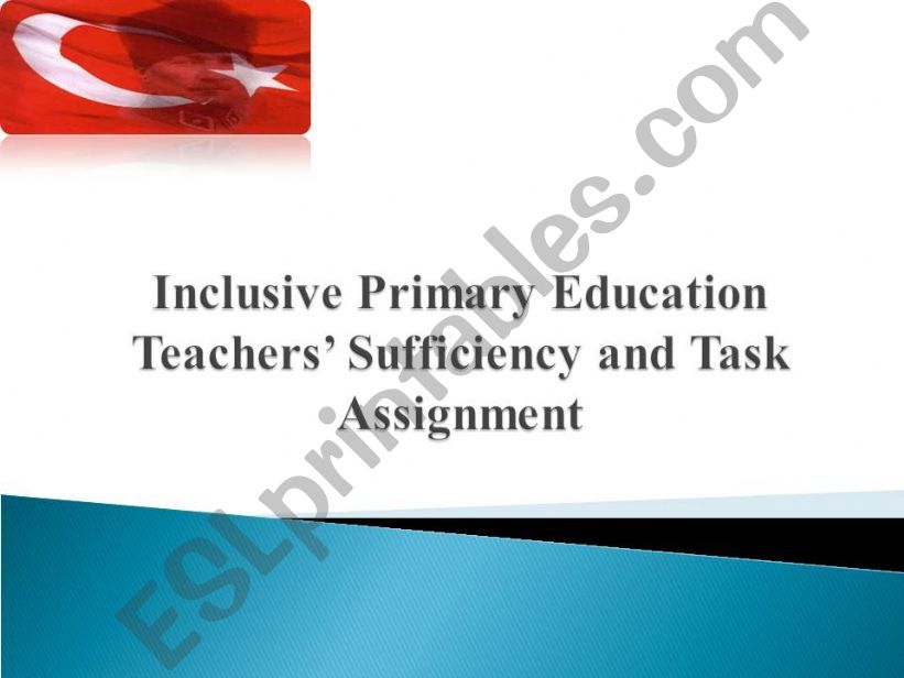 iclusive primary education teachers sufficiency and task assignment