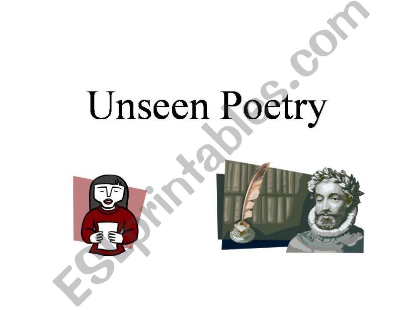 Answering a poetry Question powerpoint