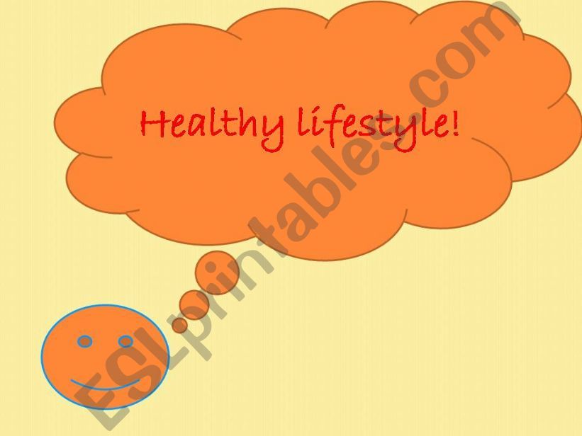 Healthy lifestyle! powerpoint