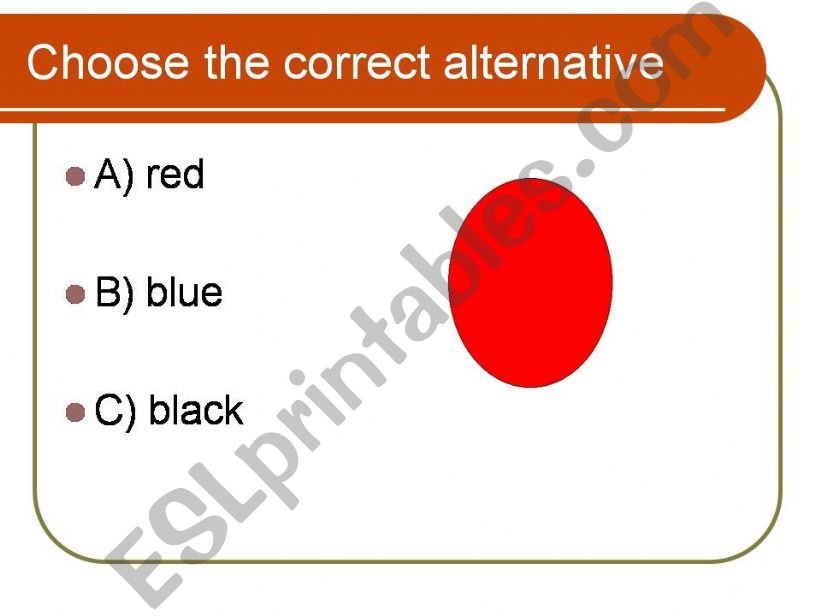 basic vocabulary test powerpoint