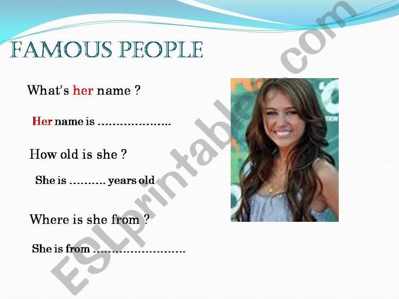 famous people in Chile powerpoint
