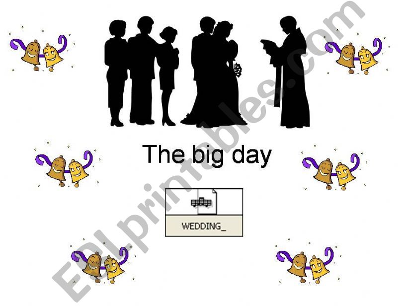 Wedding vocabulary powerpoint