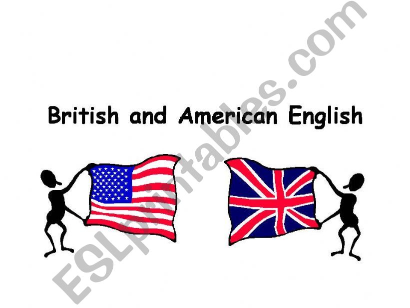 British and American English powerpoint