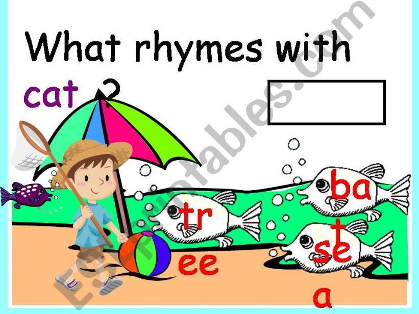 Rhyming words powerpoint