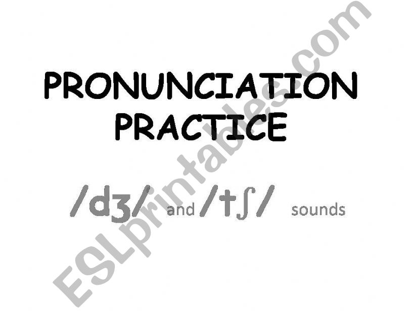 pronunciation practice powerpoint