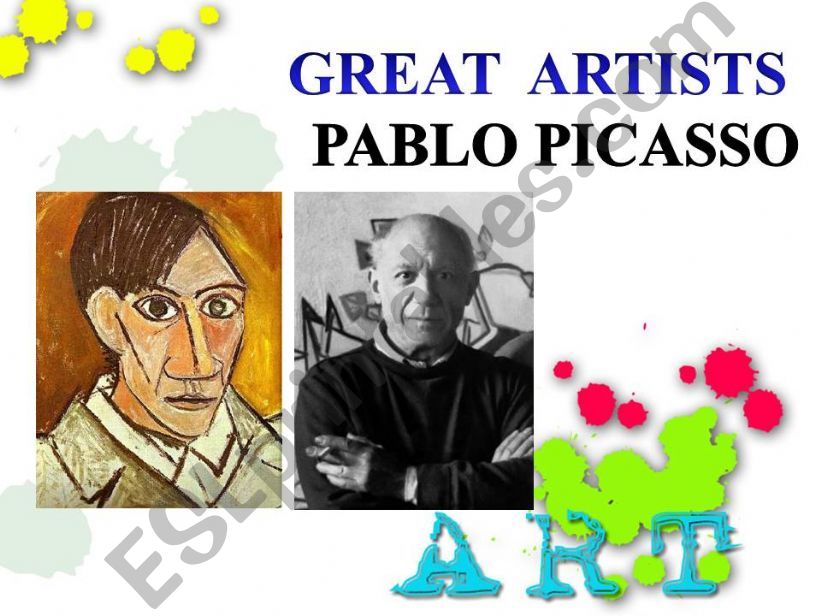 great artists: Pablo picasso powerpoint