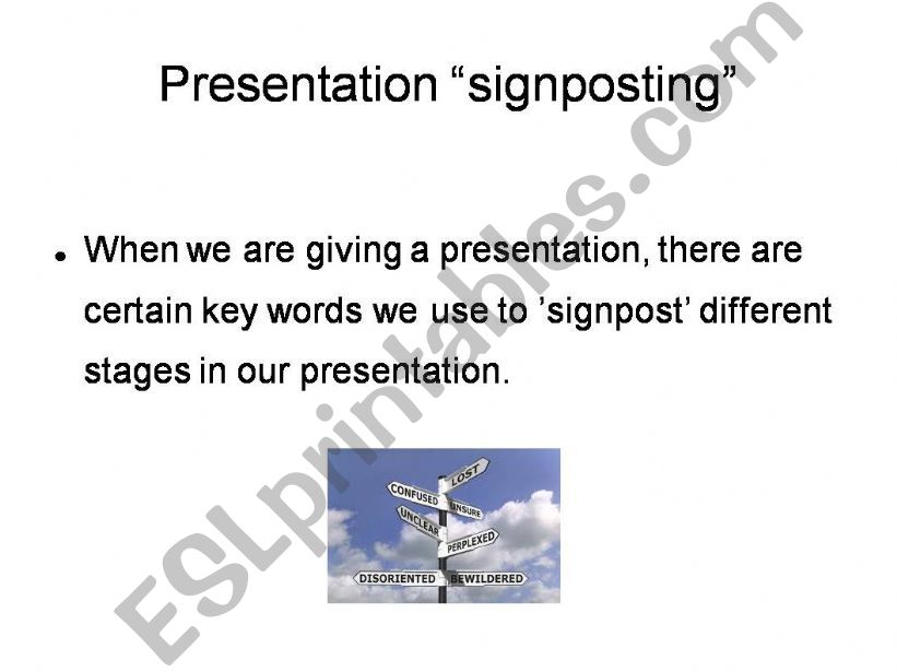 How to Give Good Presentations - Part 2 of 4