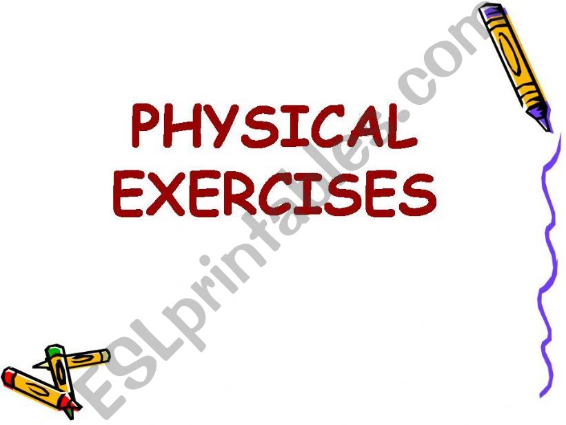 physical exercises powerpoint