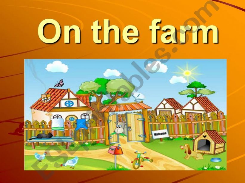 Farm animals powerpoint