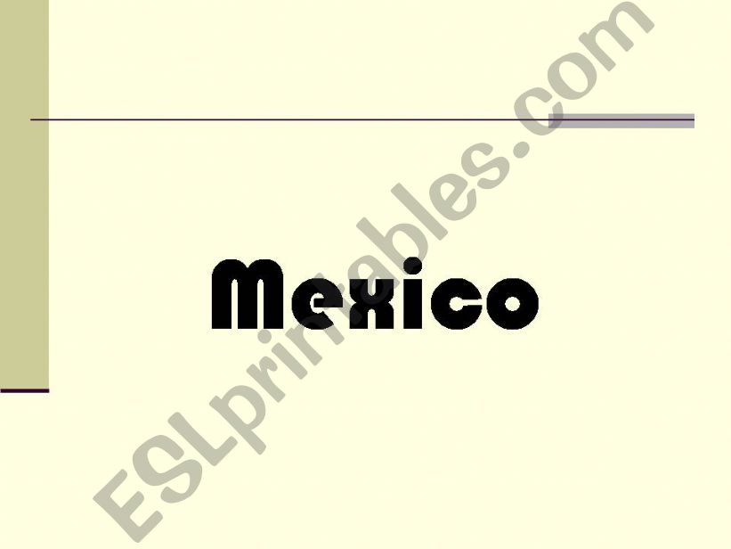 Mexico powerpoint
