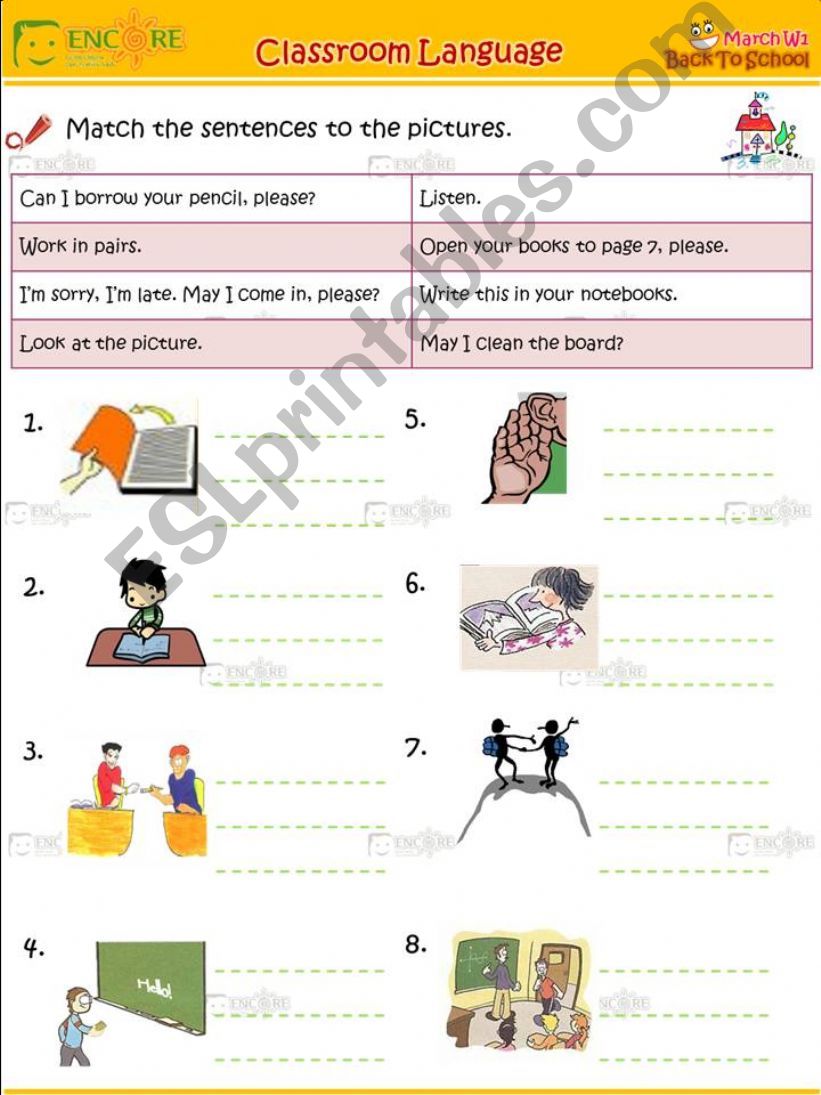 Classroon Language powerpoint