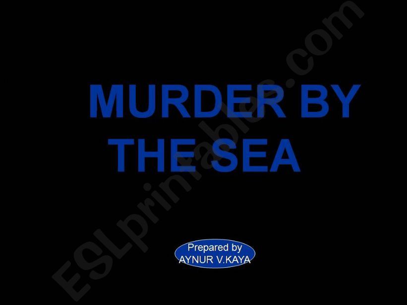 murder by the sea powerpoint