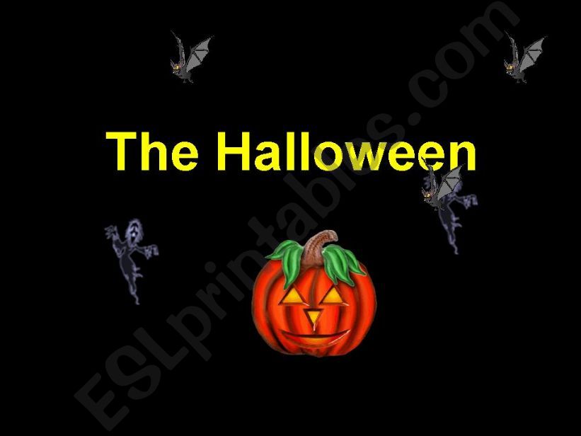 The Halloween (part 1) powerpoint