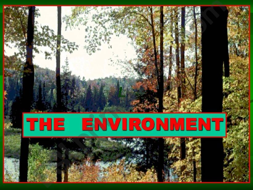 Environmental Problems powerpoint