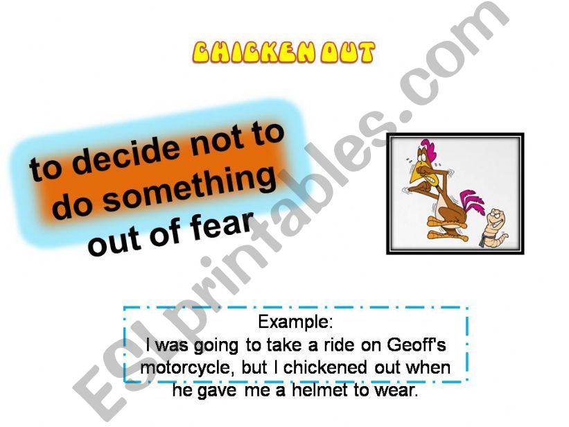 Idioms about Animals 2-3 powerpoint