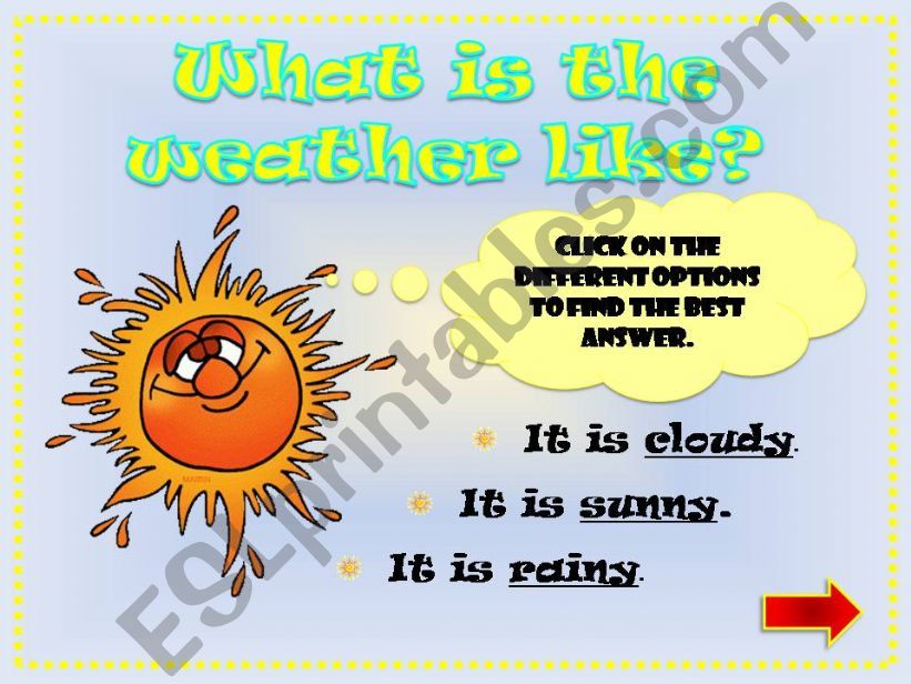 WEATHER & SEASONS powerpoint