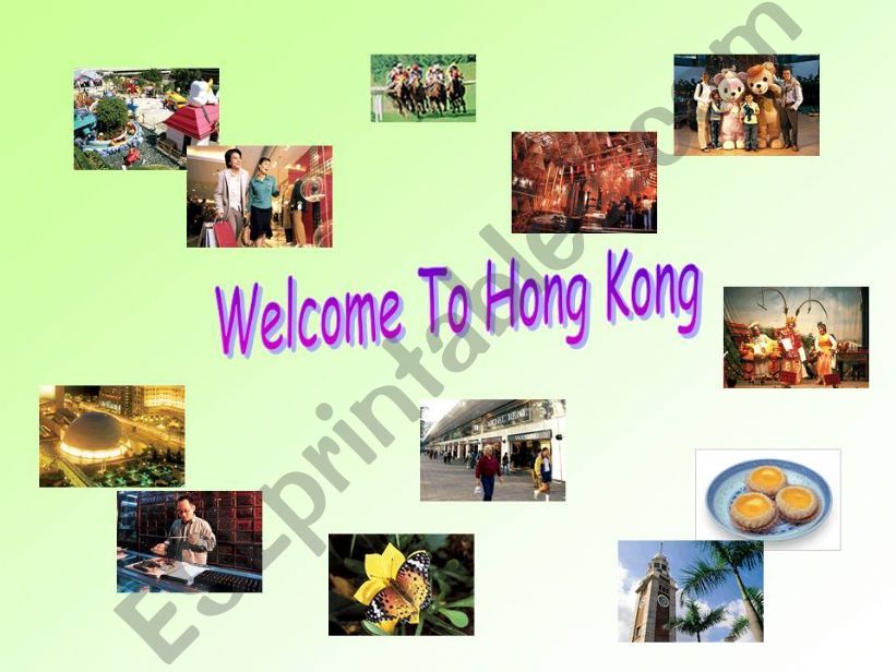 Welcome to Hong Kong powerpoint