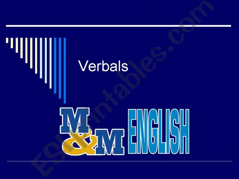 Verbals powerpoint