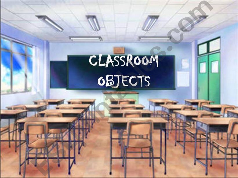 Classroom objects powerpoint