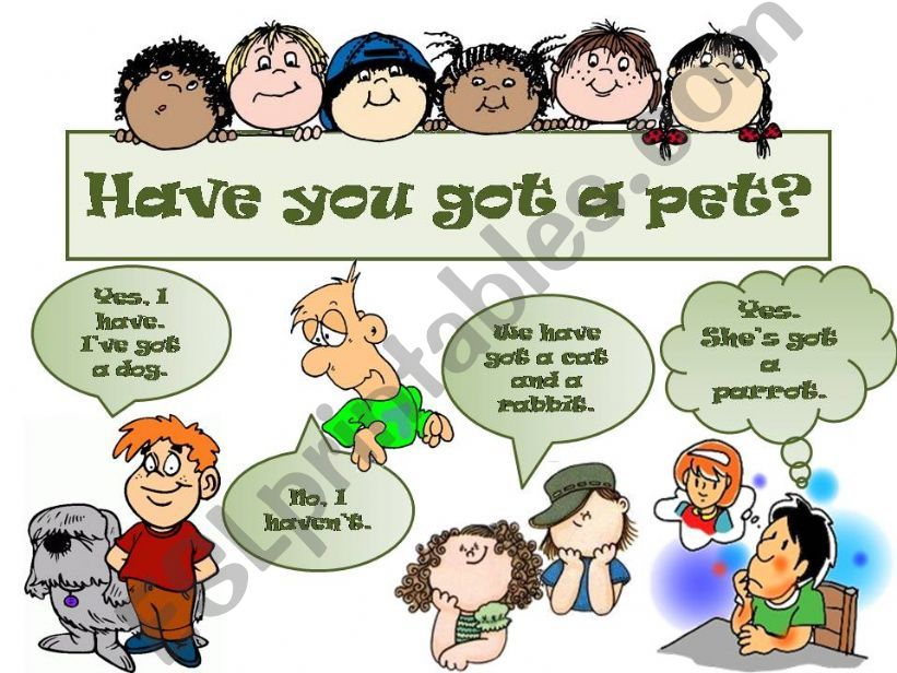 Have you got a pet? powerpoint