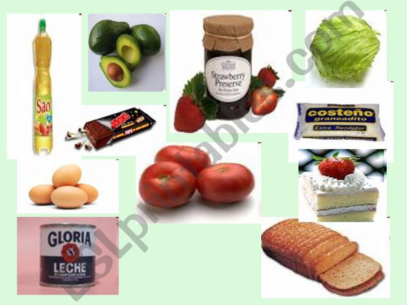 At the grocery store powerpoint