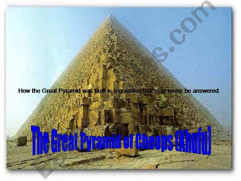 the great pyramid powerpoint