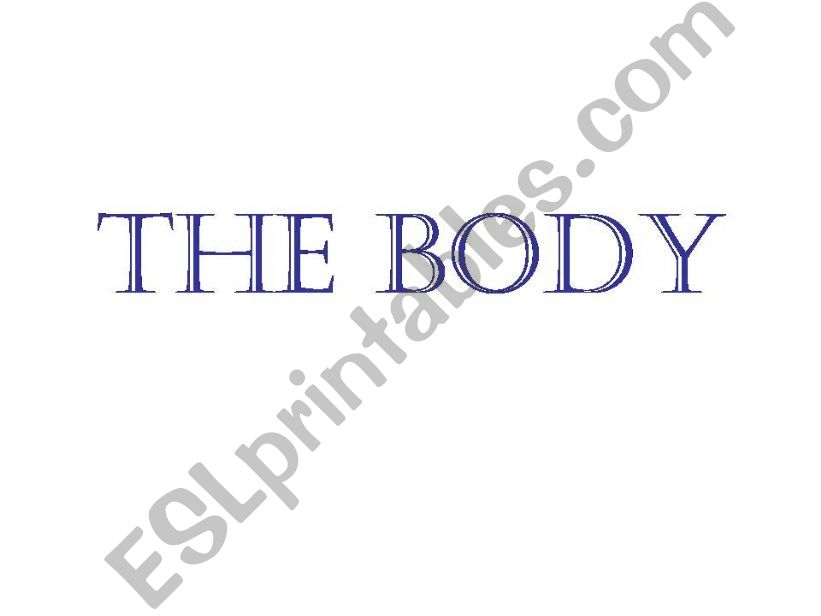 The Body powerpoint