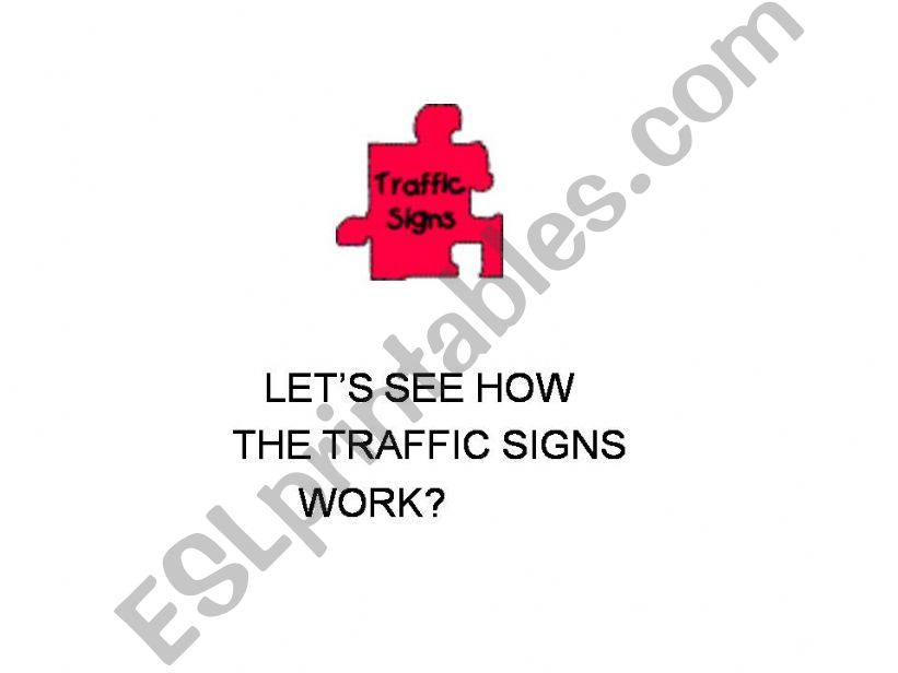 traffic rules powerpoint