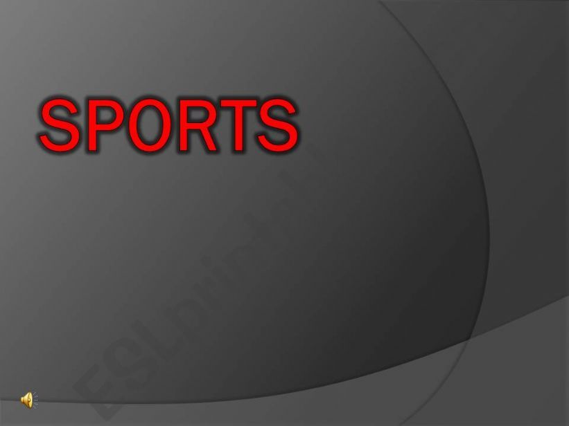 Sports powerpoint