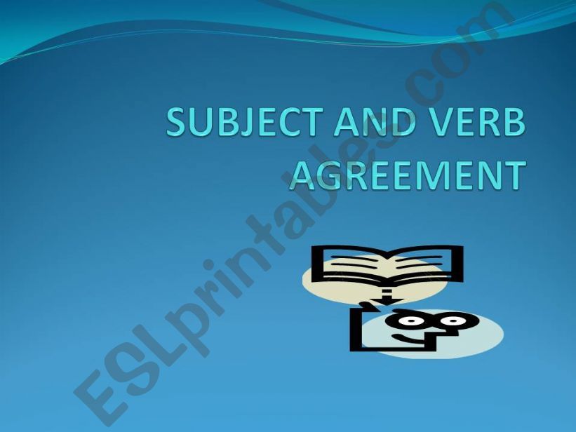 Subject and Verb Agreement powerpoint