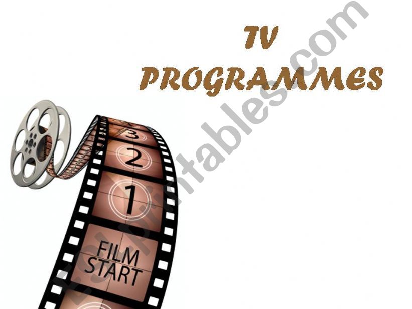 TV Programmes  powerpoint