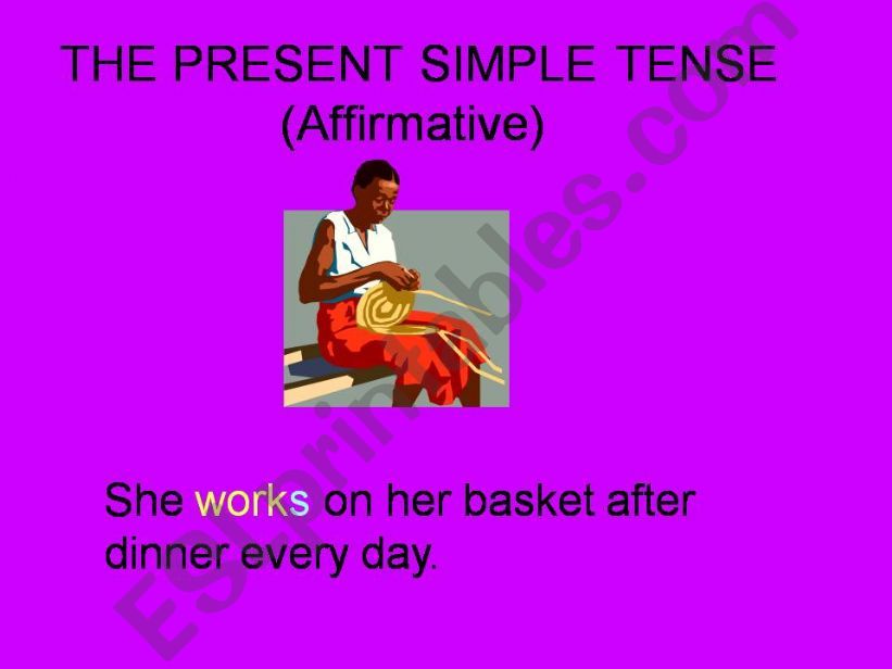 Simple Present powerpoint
