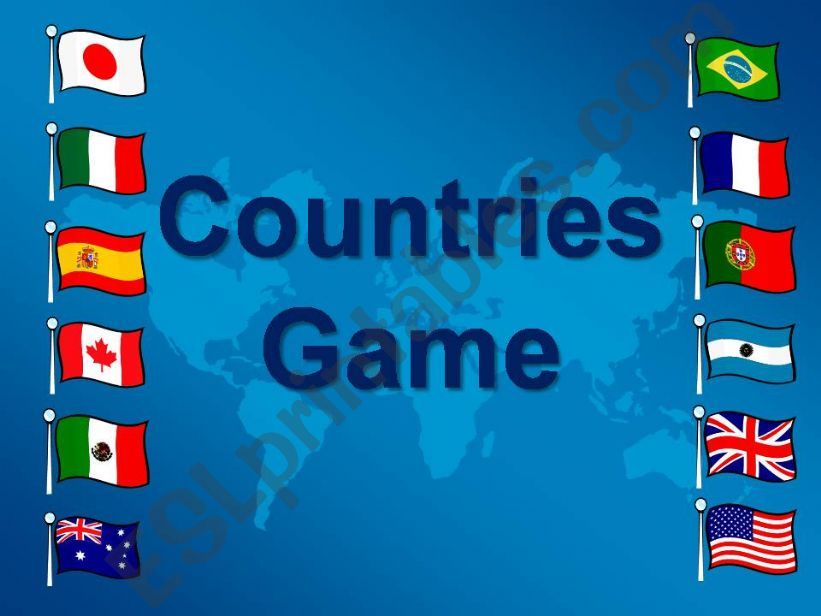 Countries Game powerpoint