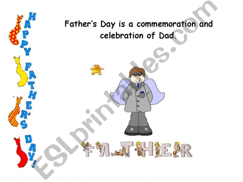 Fathers Day ( 1st part) powerpoint