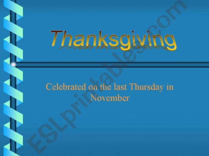 Thanksgiving Day powerpoint