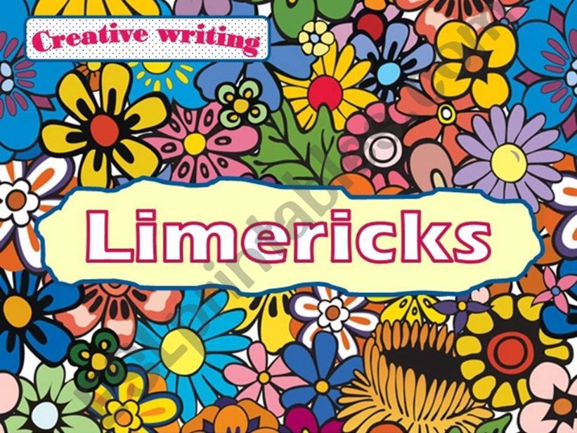 Creative writing: Limericks powerpoint