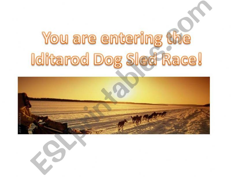 Iditarod Dog Sled Race Project