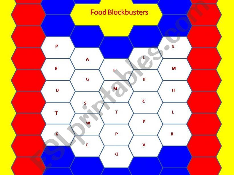 Food Blockbusters - Great Powerpoint game for revising Food Vocabulary complete with sound effects, instructions and 96 food related vocabulary