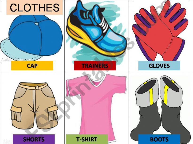 CLOTHES powerpoint