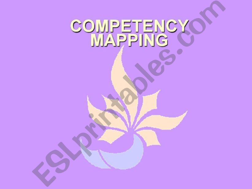 Competency Mapping powerpoint