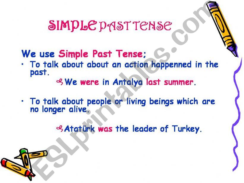 past simple powerpoint