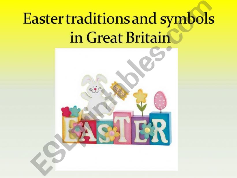 easter traditions and symbols in Great Britain